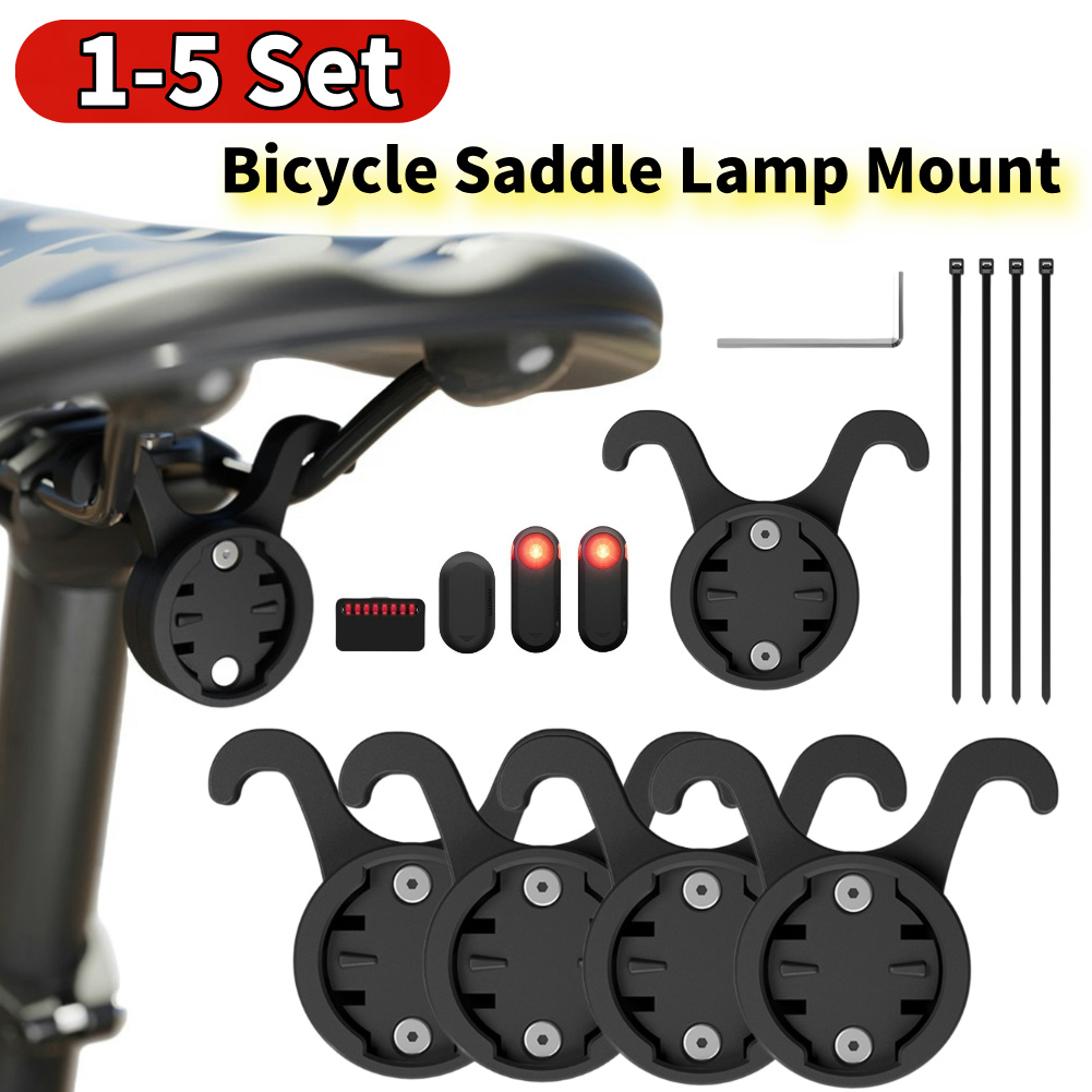 Commuting By Bike - 1-5 ชุดจักรยานอานโคมไฟกันกระแทกจักรยาน Seatpost Bracket Universal ไฟท้ายจักรยานอาน