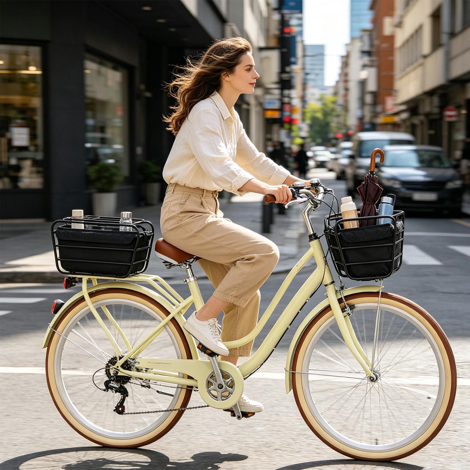ตะกร้าจักรยานขนาดใหญ่สำหรับบรร - Cycling For Commute บทวิจารณ์และราคา