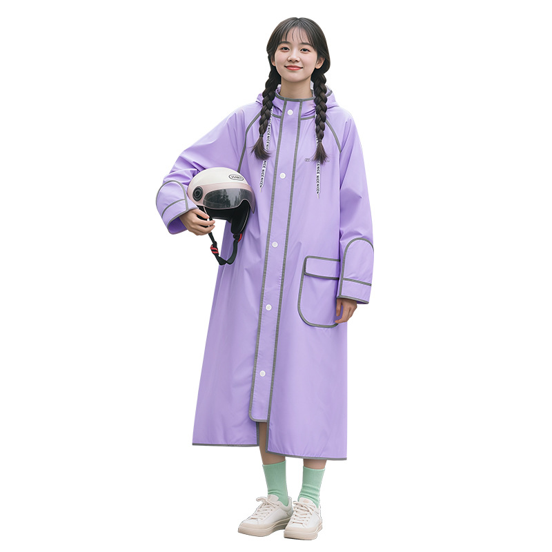 เสื้อกันฝน EVA กันน้ำแบบเต็มตั - Cycling Commute Rain บทวิจารณ์และราคา