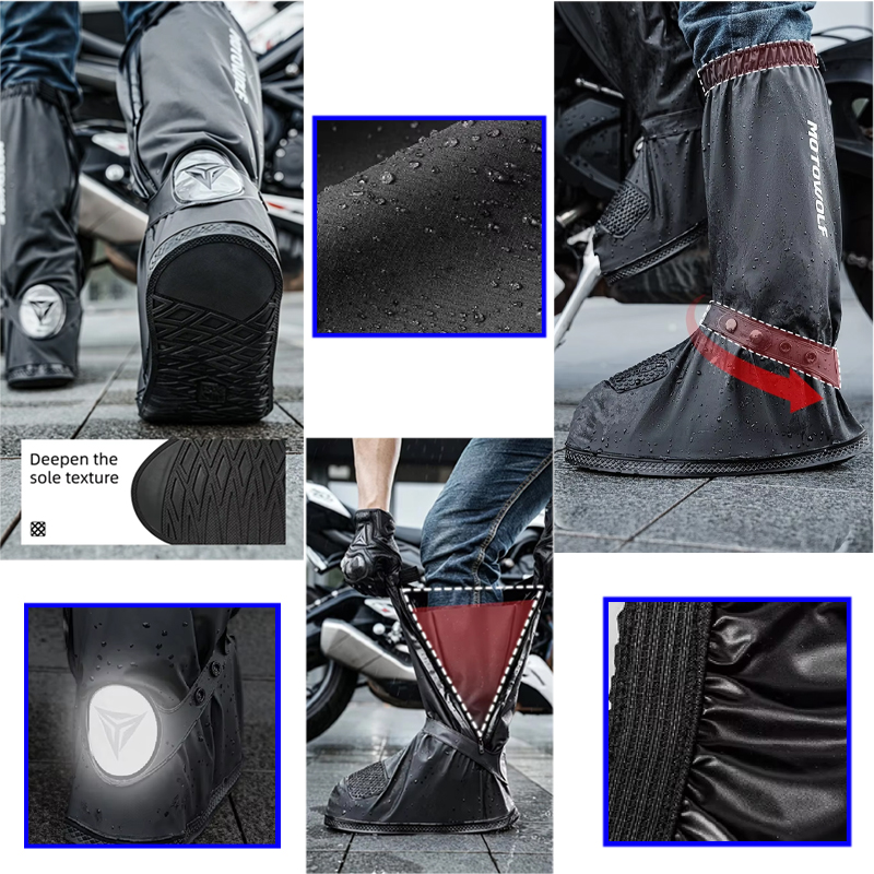 ที่หุ้มรองเท้ากันฝนแบบใช้ซ้ำได - Cycling Commute Rain บทวิจารณ์และราคา