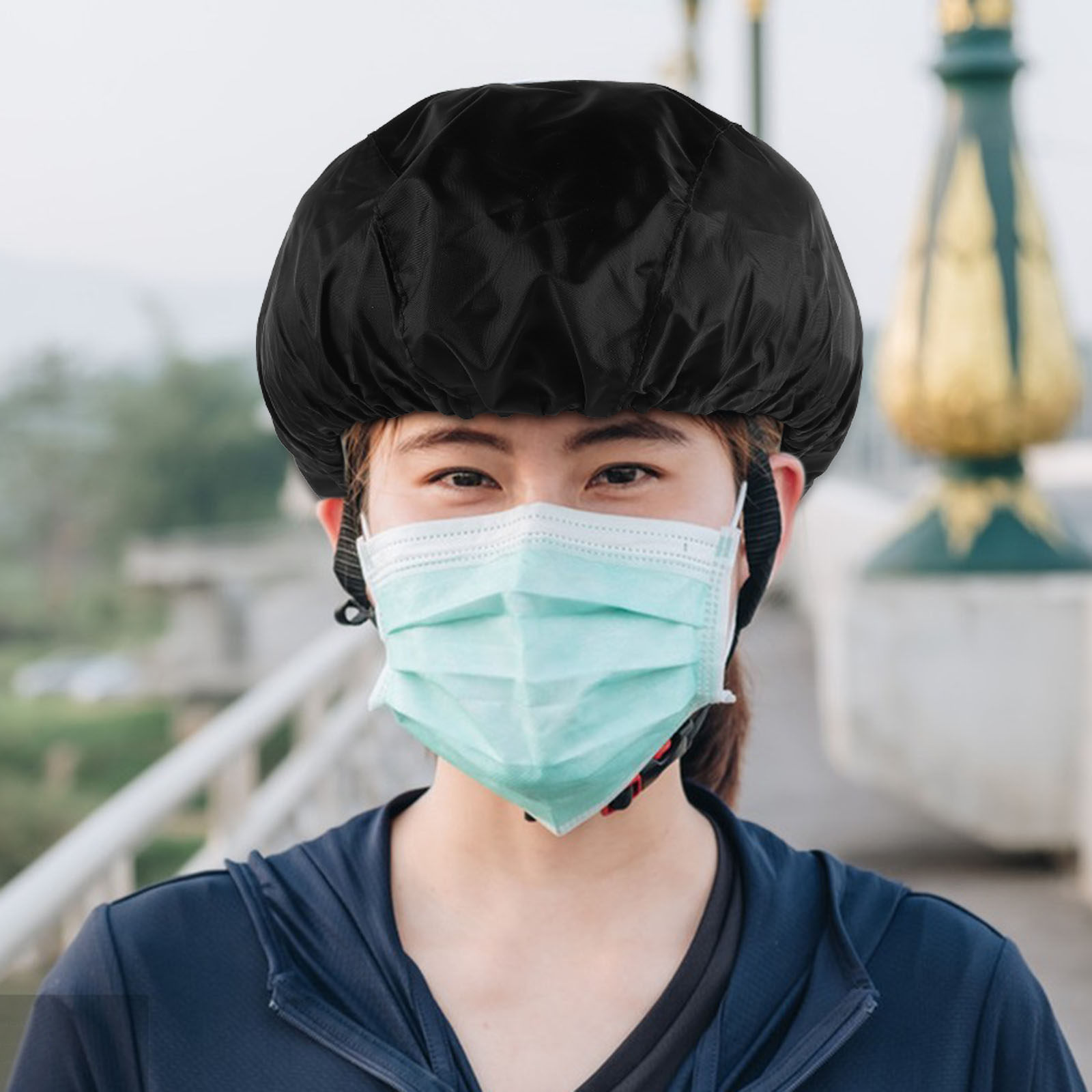 ผ้าคลุมจักรยานกันน้ำ ระบายอากา - Cycling Commute Rain บทวิจารณ์และราคา