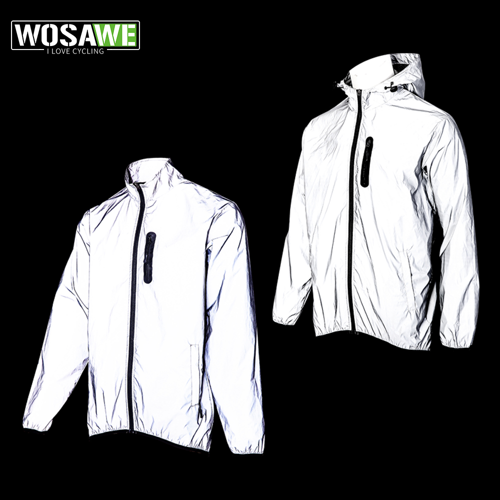 WOSAWE ผู้ชายสะท้อนแสงกลางแจ้ง - Cycling Rain Jacket Commute บทวิจารณ์และราคา