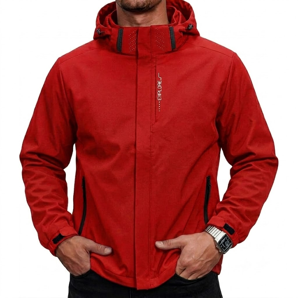 เสื้อแจ็คเก็ตกันน้ำสำหรับผู้ชา - Cycling Rain Jacket Commute บทวิจารณ์และราคา