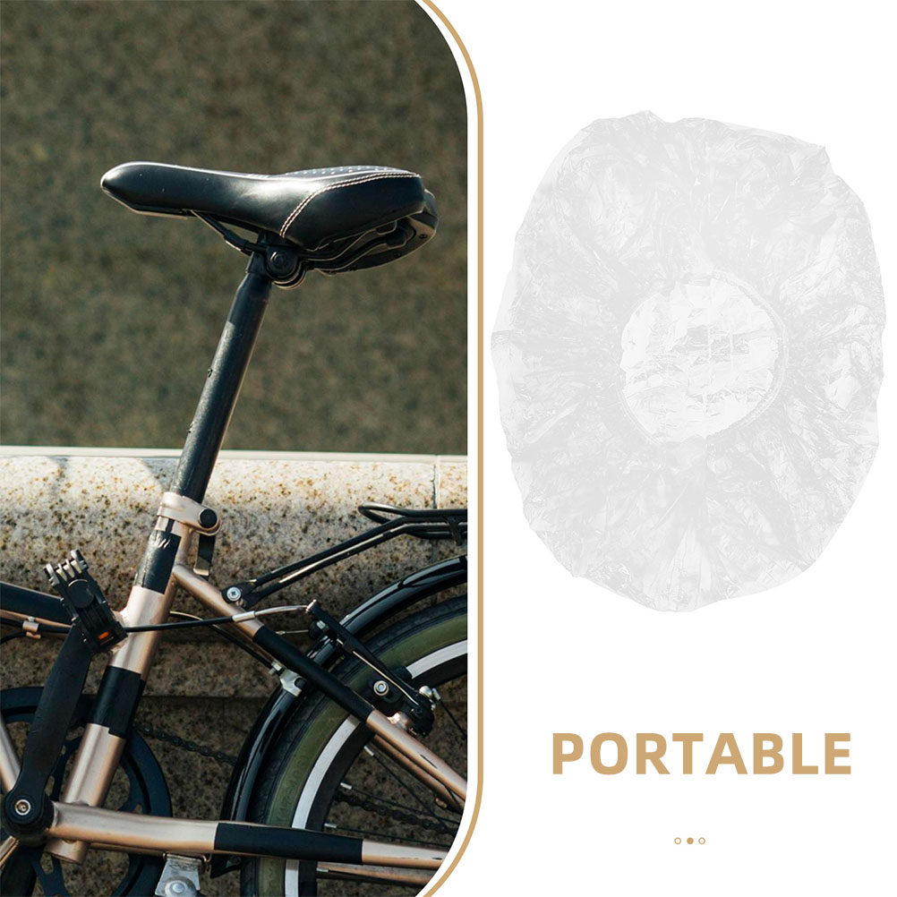 100 ชิ้น ผ้าคลุมเบาะกันน้ำแบบส - Cycling Commute Rain บทวิจารณ์และราคา