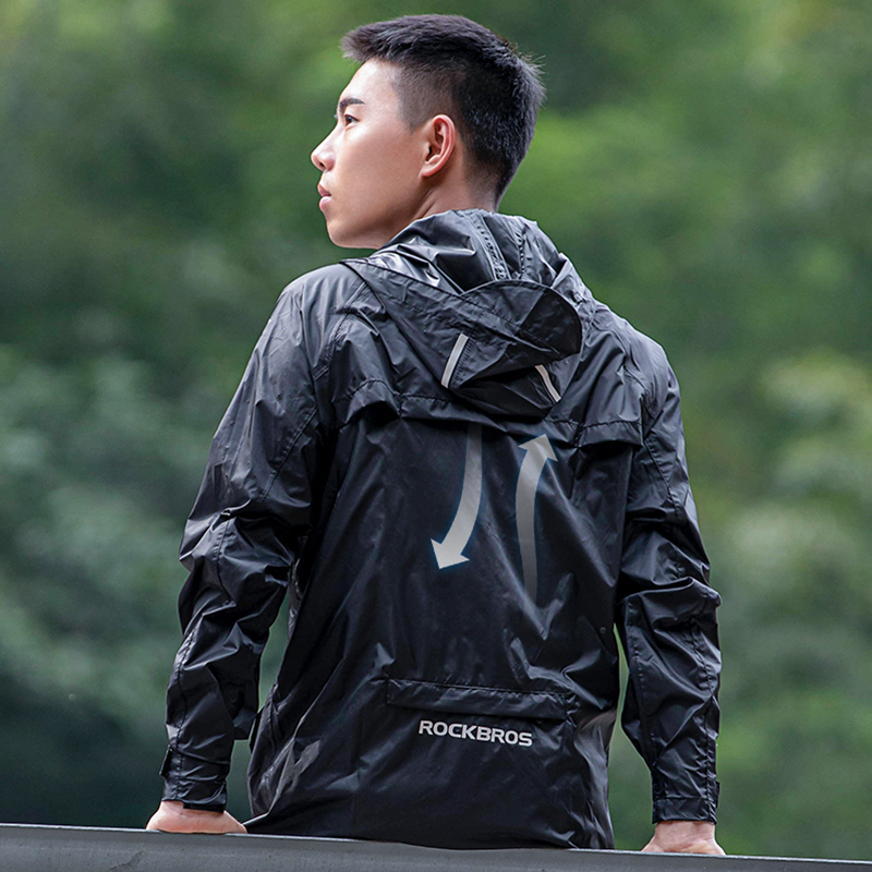 ROCKBROS กันน้ําขี่จักรยานเสื้ - Cycling Rain Jacket Commute บทวิจารณ์และราคา